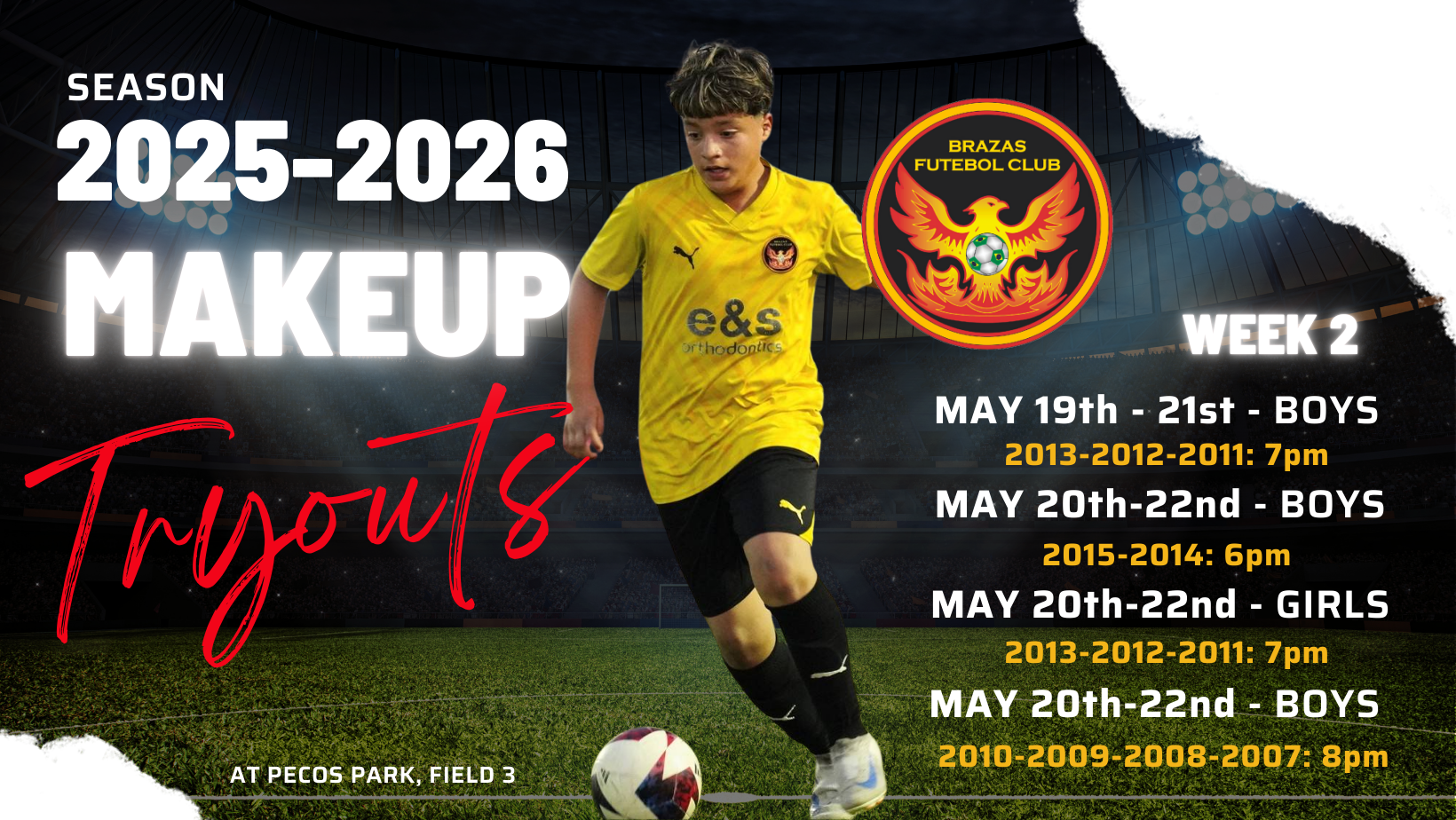 2025 Makeup Tryouts – Competitive Elite Program – Week 2